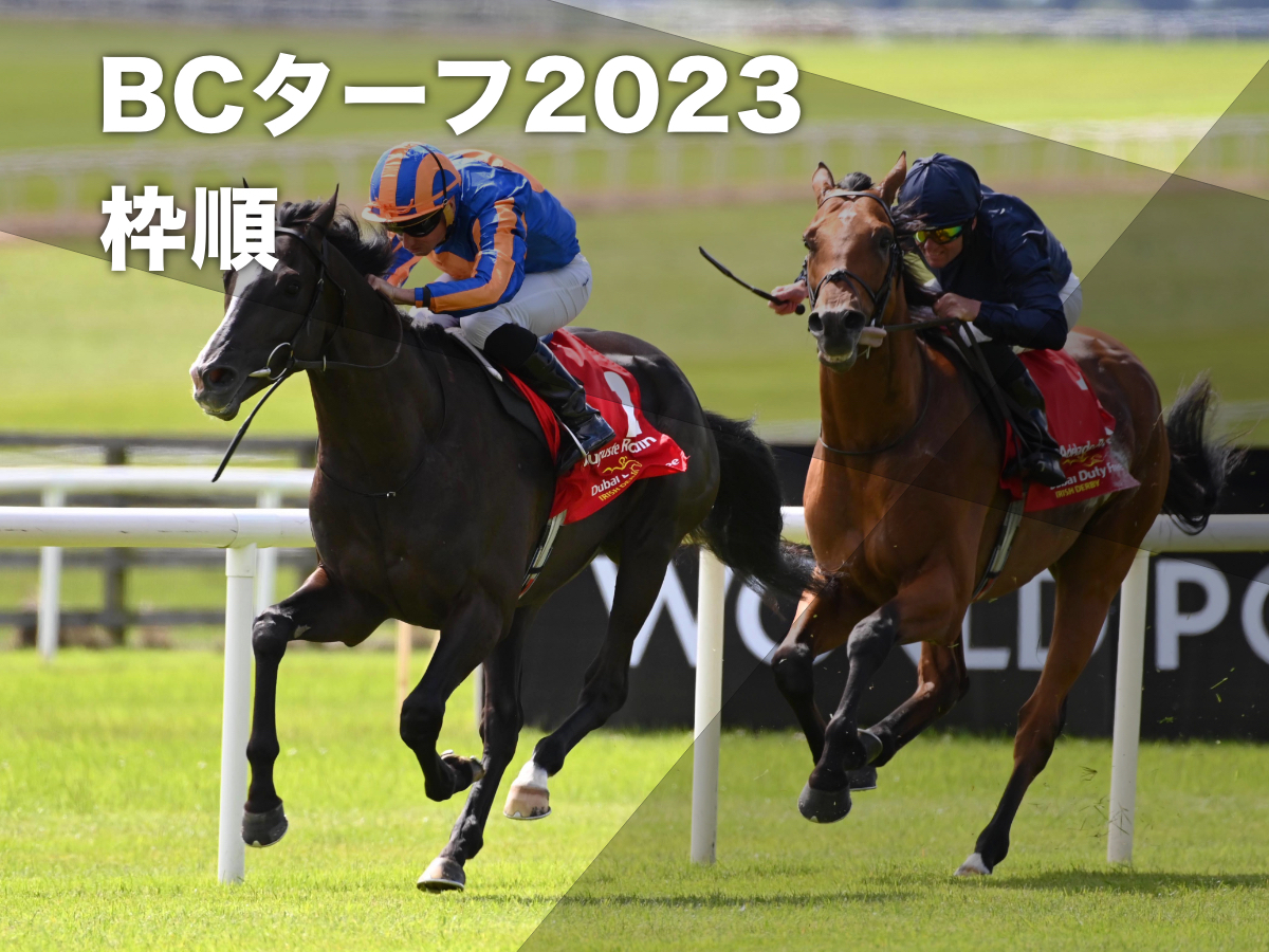 BCターフ2023枠順】全12頭 日本馬シャフリヤールは1番ゲート ディープ