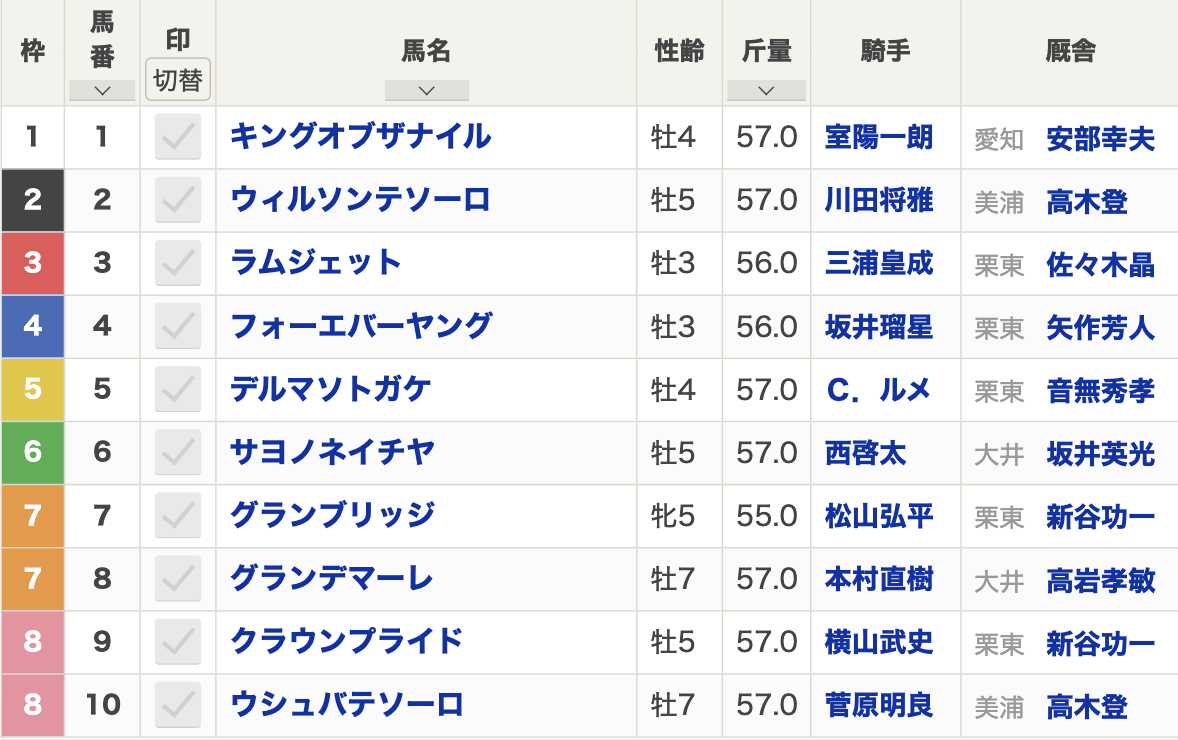【東京大賞典2024枠順発表】ウシュバテソーロ大外8枠10番・フォーエバーヤング4枠4番・ウィルソンテソーロ2枠2番など最新情報【12月29日(日)15時40分】
